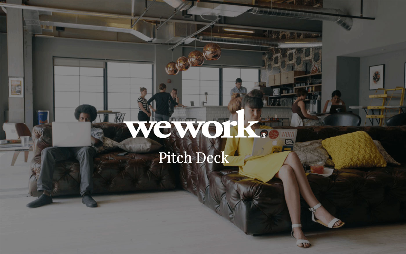 WeWork's Investor Presentations example