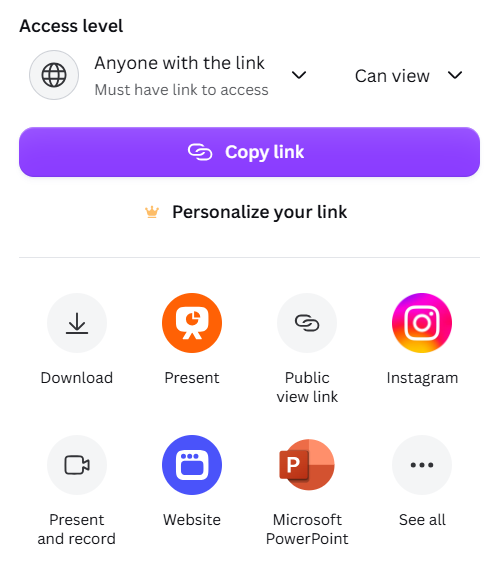 canva export options