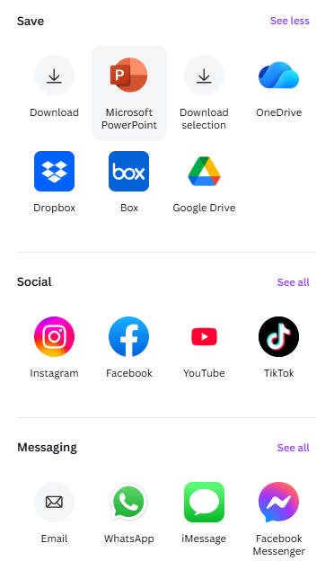 canva save options