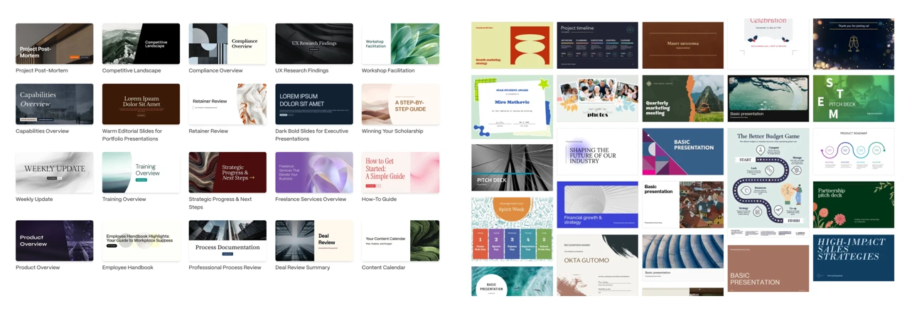 gamma vs powerpoint templates