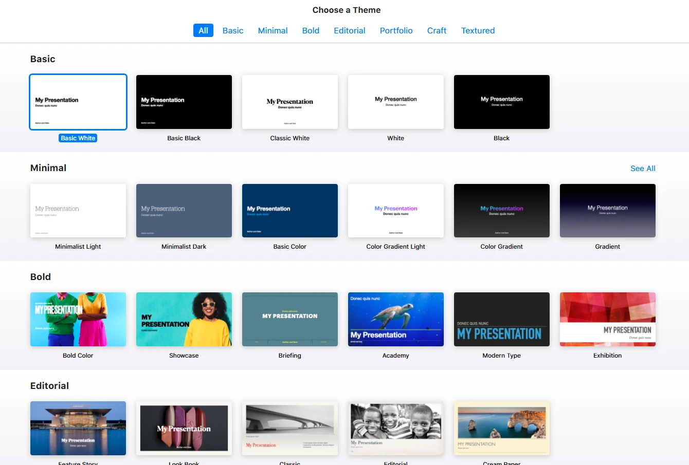 keynote templates