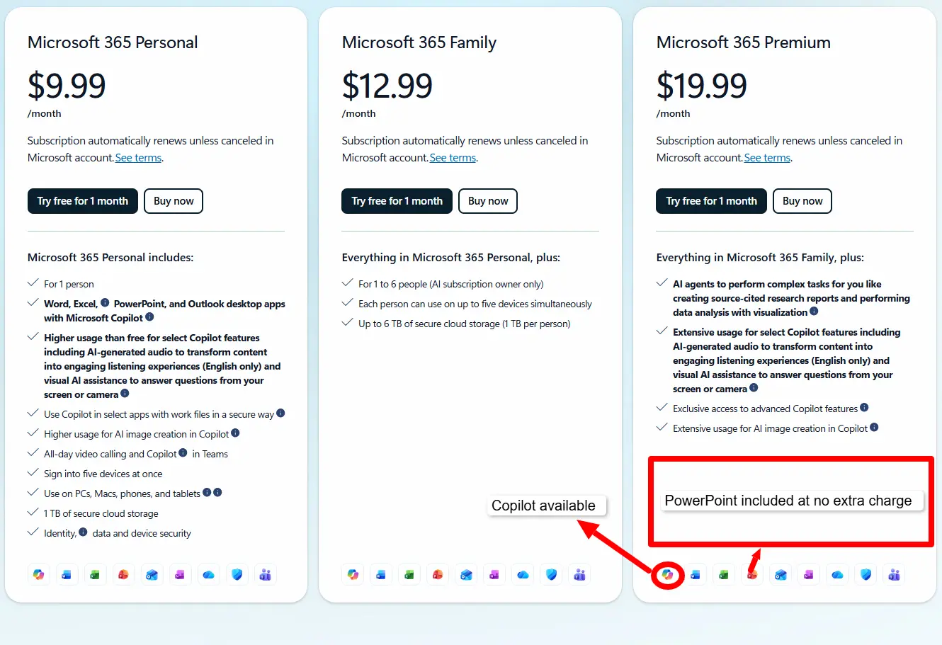 microsoft365 plans