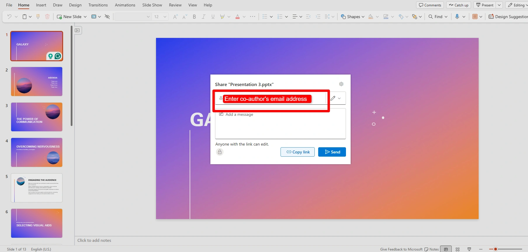 powerpoint collaboration