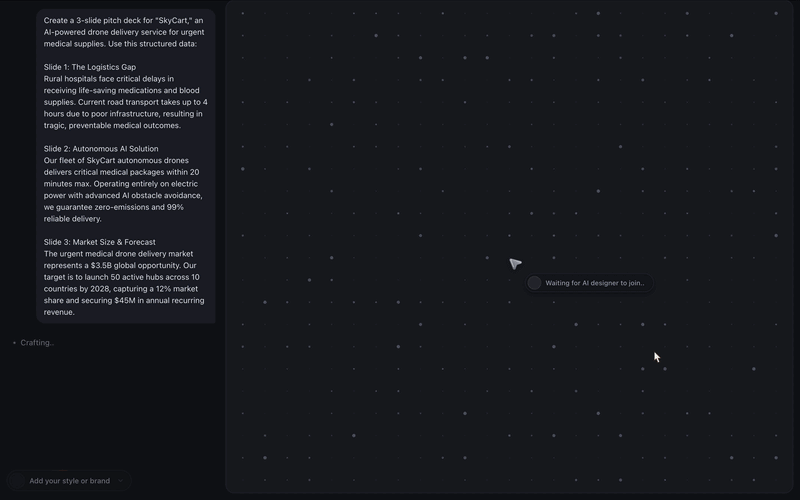 prezi ai creating presentation