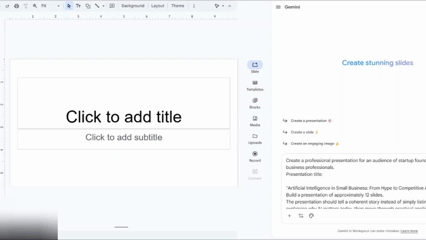 slides gemini features