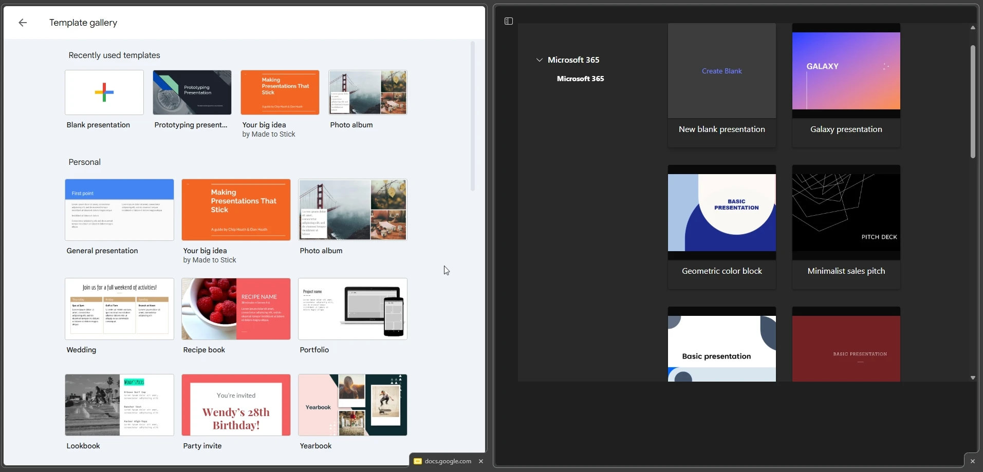 slides vs powerpoint templates