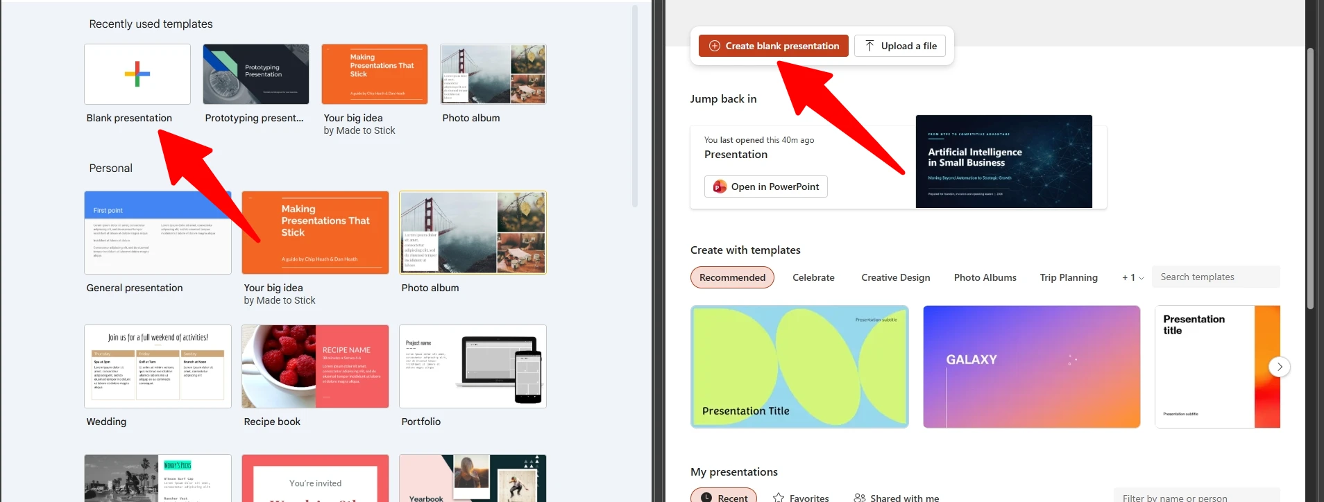 slides vs powerpoint