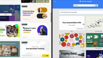 visme vs prezi templates