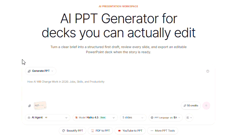 Gamma vs Beautiful vs Tome vs Plus AI Files Support
