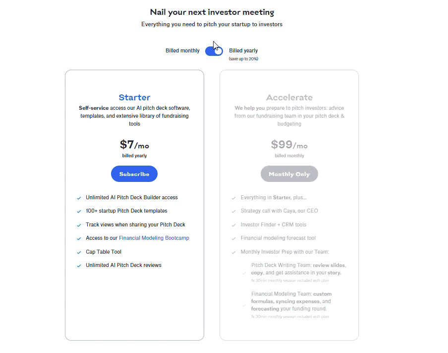 prezi vs slidebean pricing