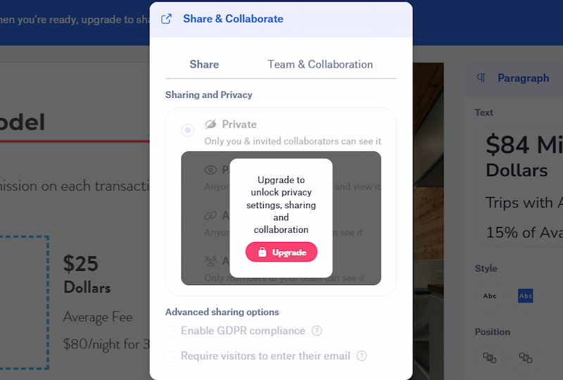 slidebean vs prezi Export Options and Compatibility