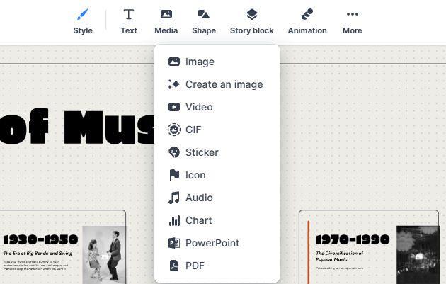 slidebean vs prezi features