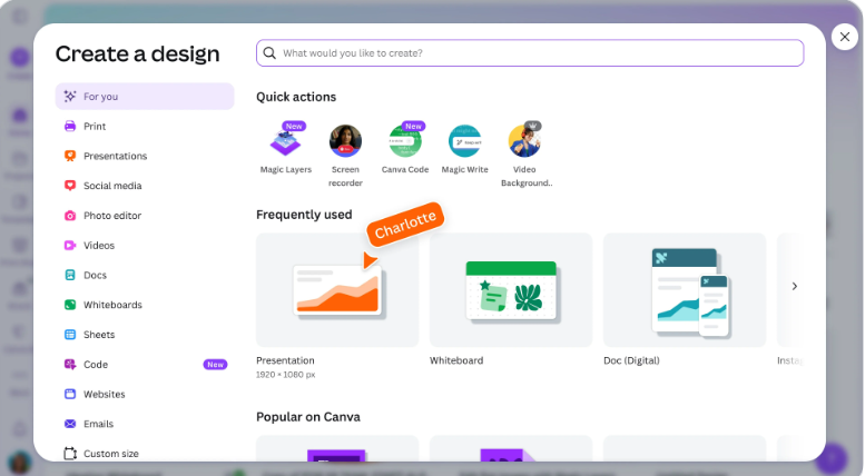 canva customization