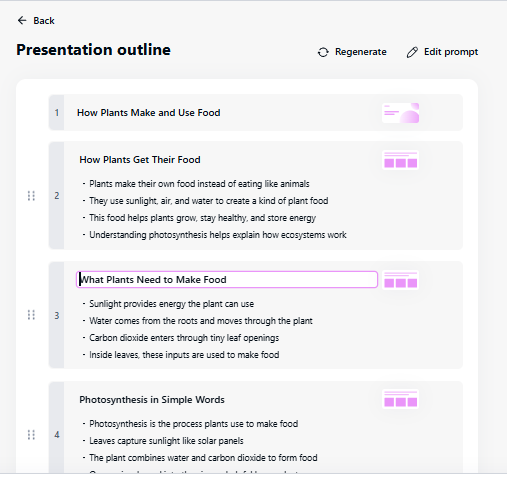 decksy AI presentation maker for teachers generation