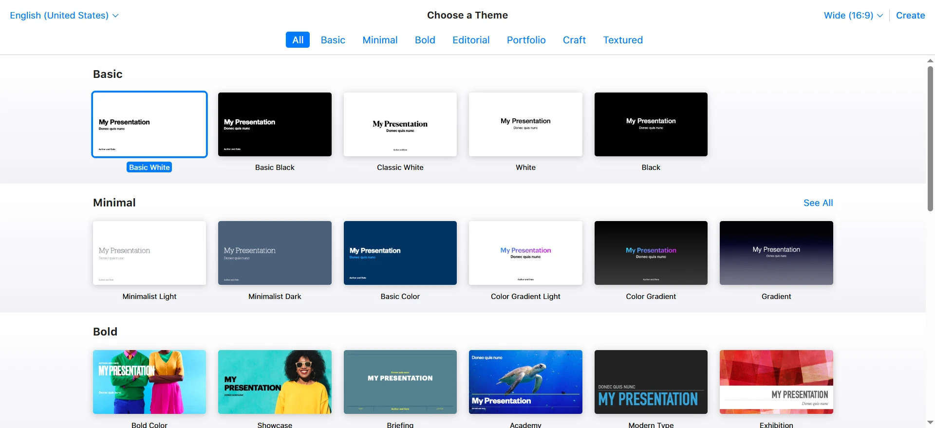 keynote themes