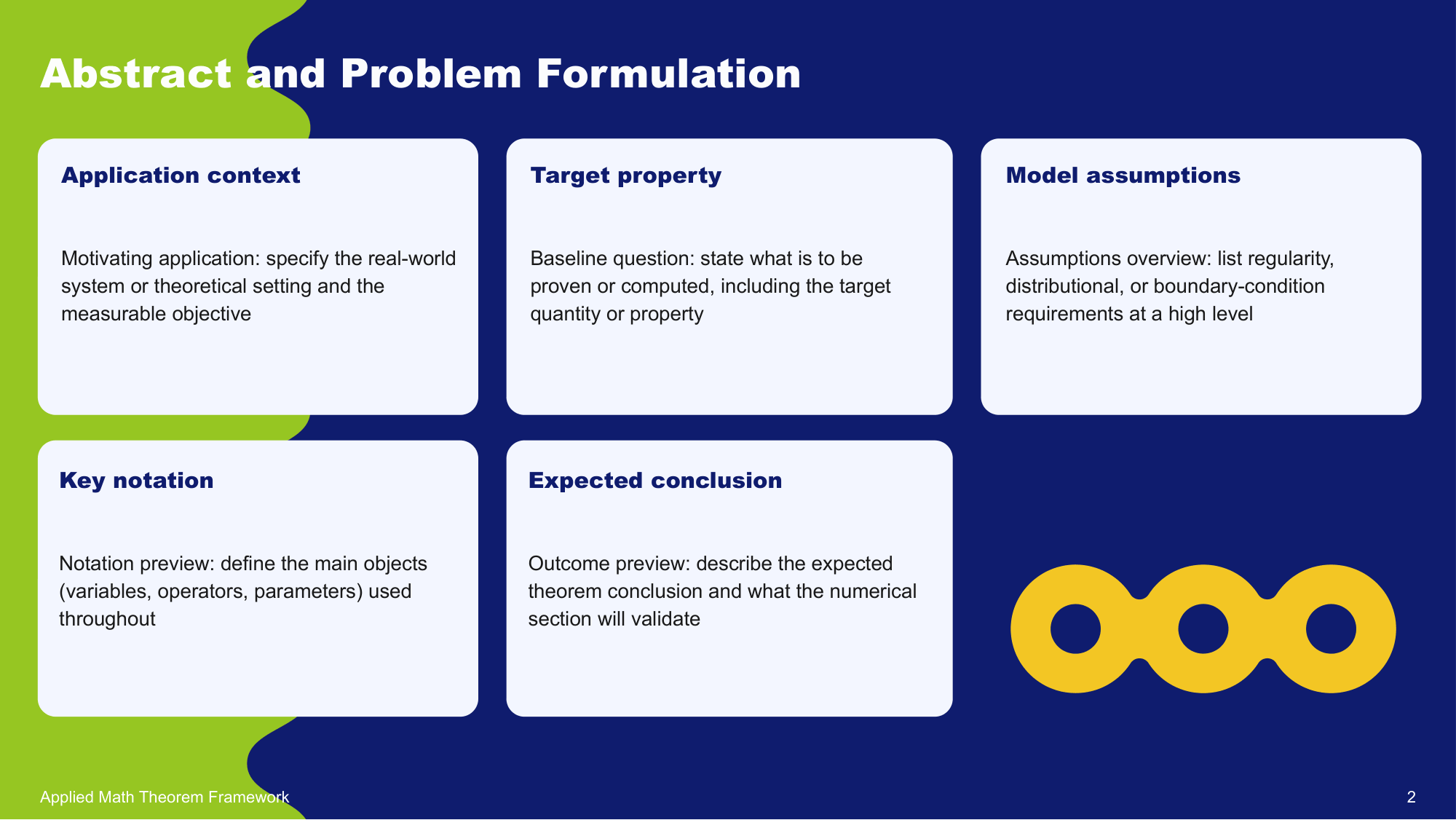 Math Presentation Template for Lessons and Class Projects