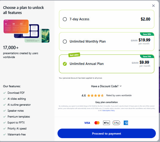 slideonic prices order
