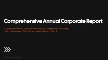 Annual Report Presentation Template