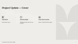 project update slide template