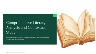 Book Presentation Template