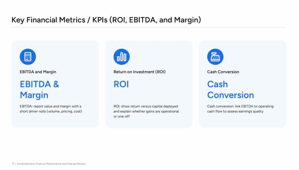 finance presentation template Decksy AI