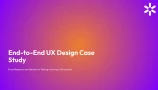 UX case study presentation template