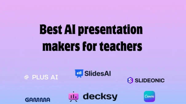 Best AI presentation maker for teachers