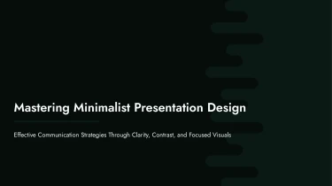 Minimalist Presentation Template