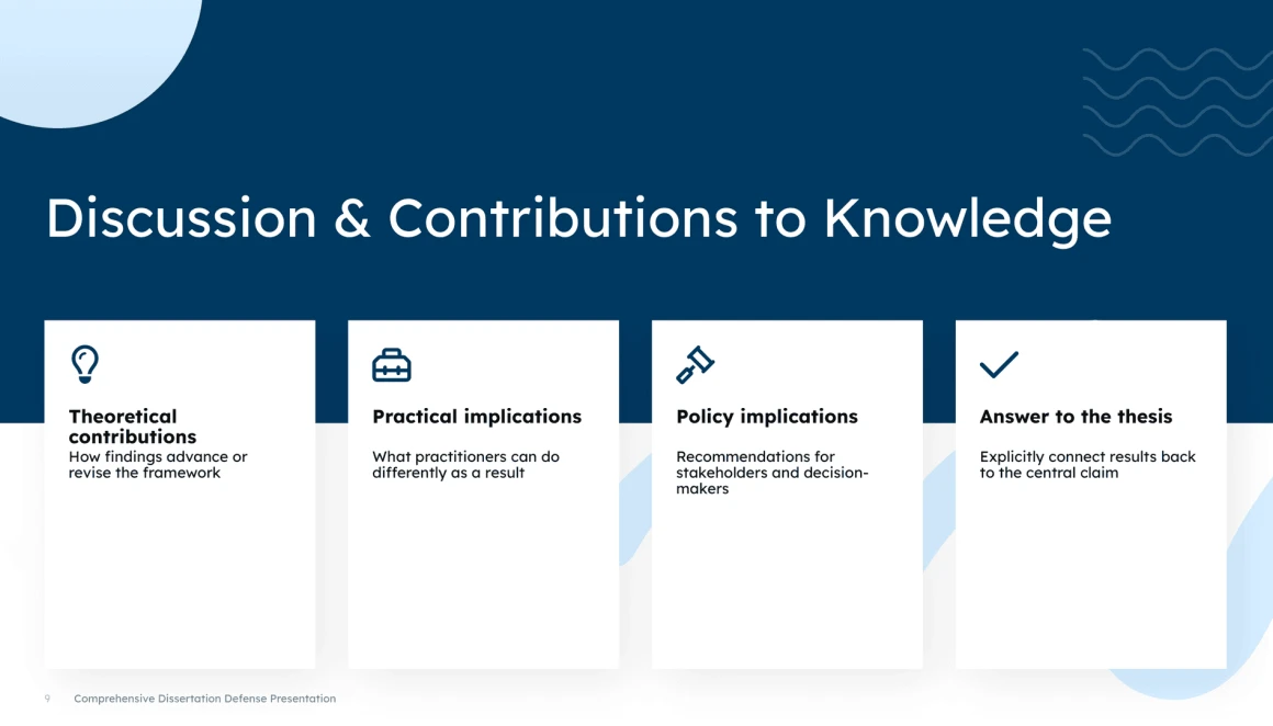 dissertation defense presentation template