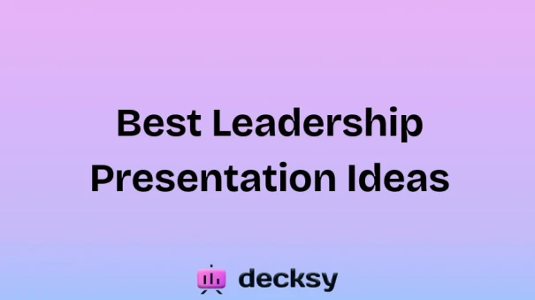 Leadership Presentation Ideas