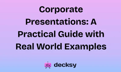 Corporate Presentations A Practical Guide with Real World Examples