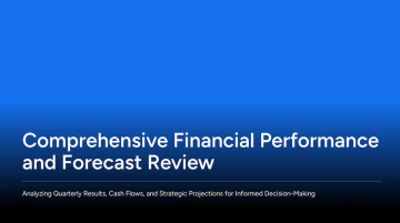 financial presentation template Decksy AI