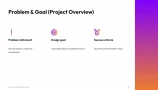 UX case study presentation template by Decksy