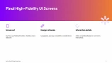 UX case study presentation by Decksy
