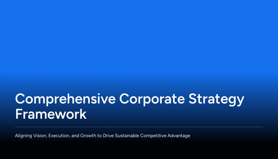 strategy slide template
