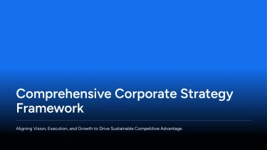 strategy slide template