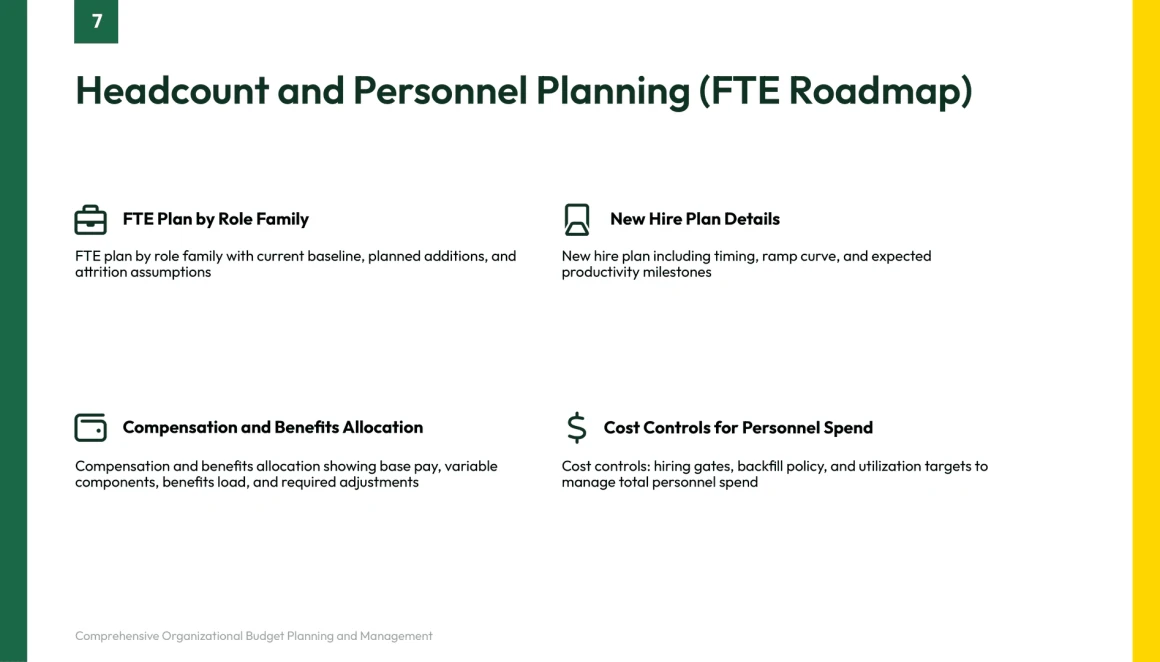 budget presentation template