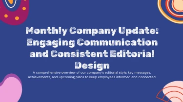 Newsletter Presentation Template intro