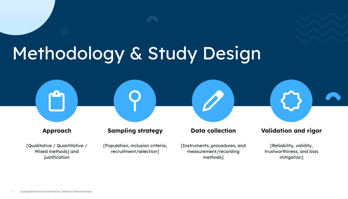 dissertation defense presentation template