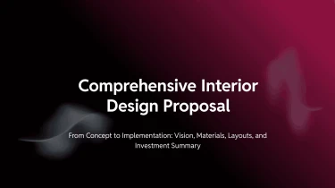 Interior Design Presentation Template