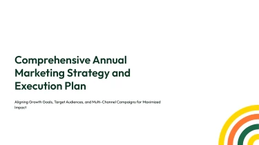 Marketing Plan Presentation Template