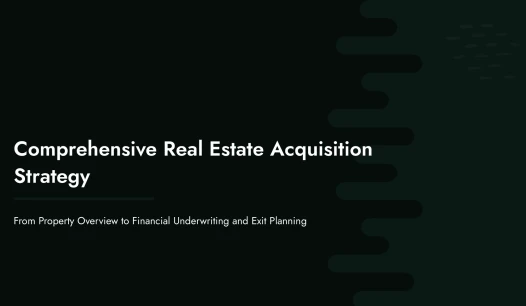 real estate investment presentation template