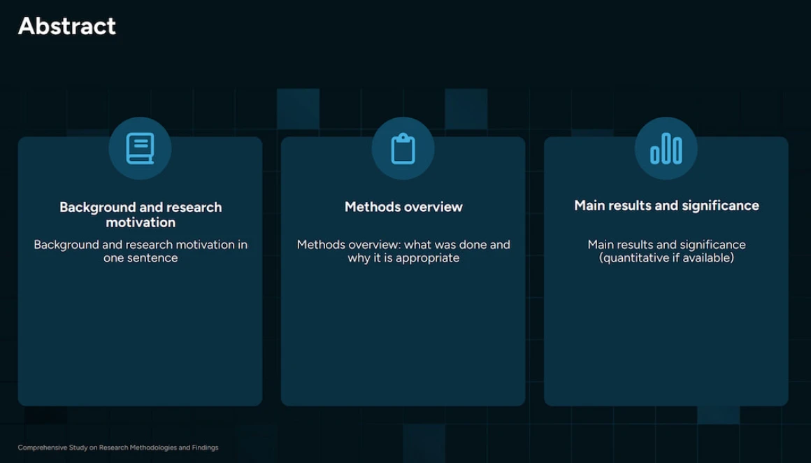 Research Presentation Template by decksy