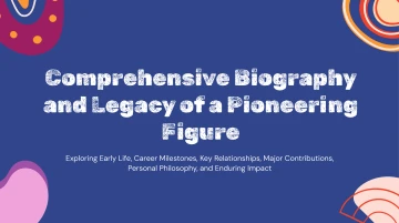 Biography Presentation Template