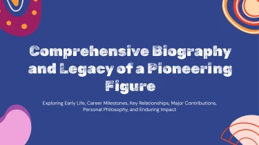 Biography Presentation Template