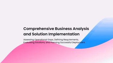 Business Analysis Presentation Template