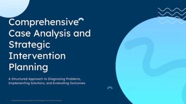 Case presentation template