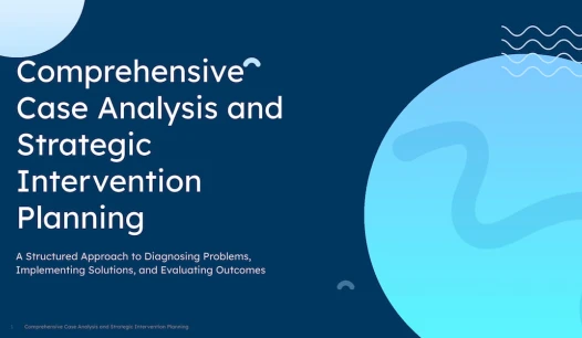 Case presentation template