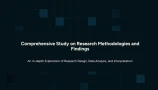 Research Presentation Template 1 slide