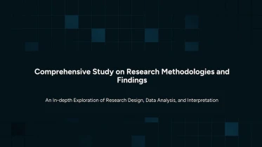 Research Presentation Template 1 slide